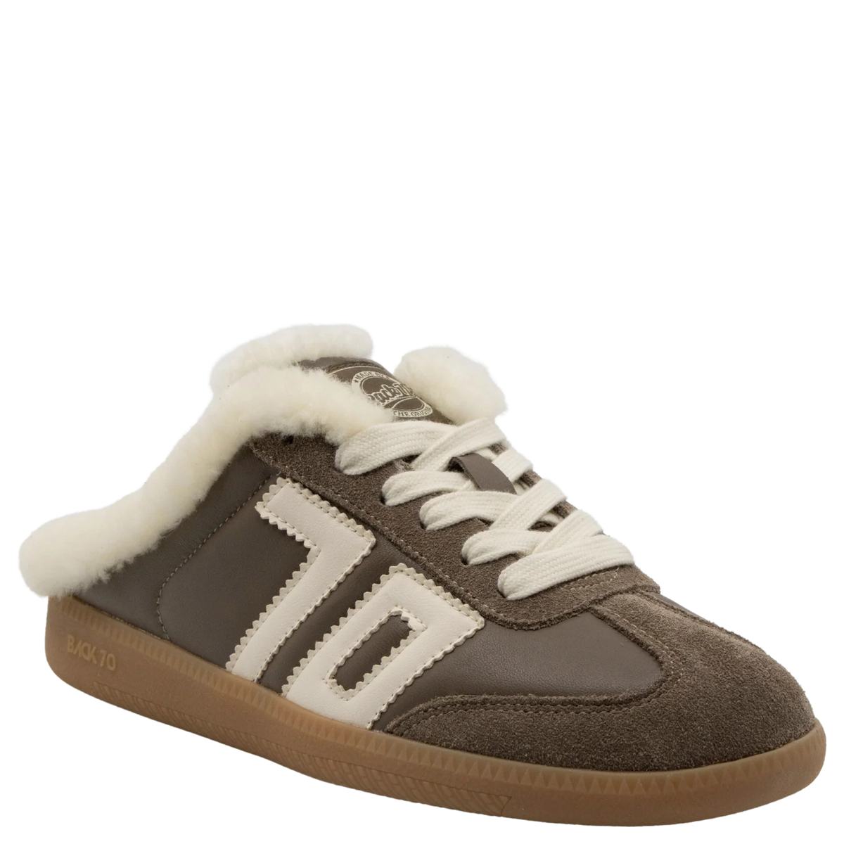 BACK 70 Easter FL Backless Sneaker in Taupe Butter