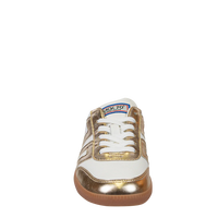 BACK 70 Easter Backless Sneaker in Metallic Gold
