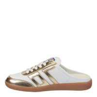 BACK 70 Easter Backless Sneaker in Metallic Gold