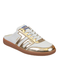 BACK 70 Easter Backless Sneaker in Metallic Gold