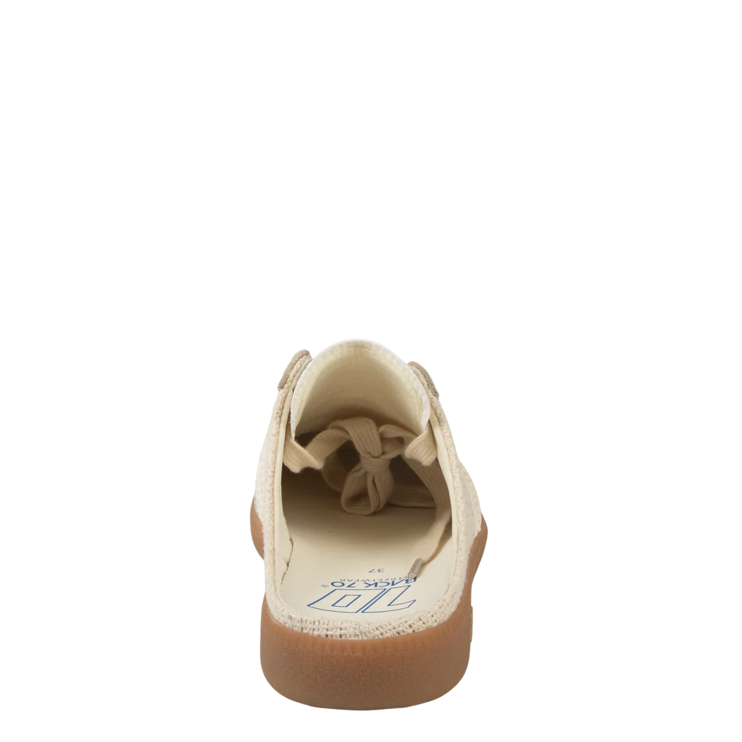 BACK 70 Easter Backless Sneaker in Sacco Milk