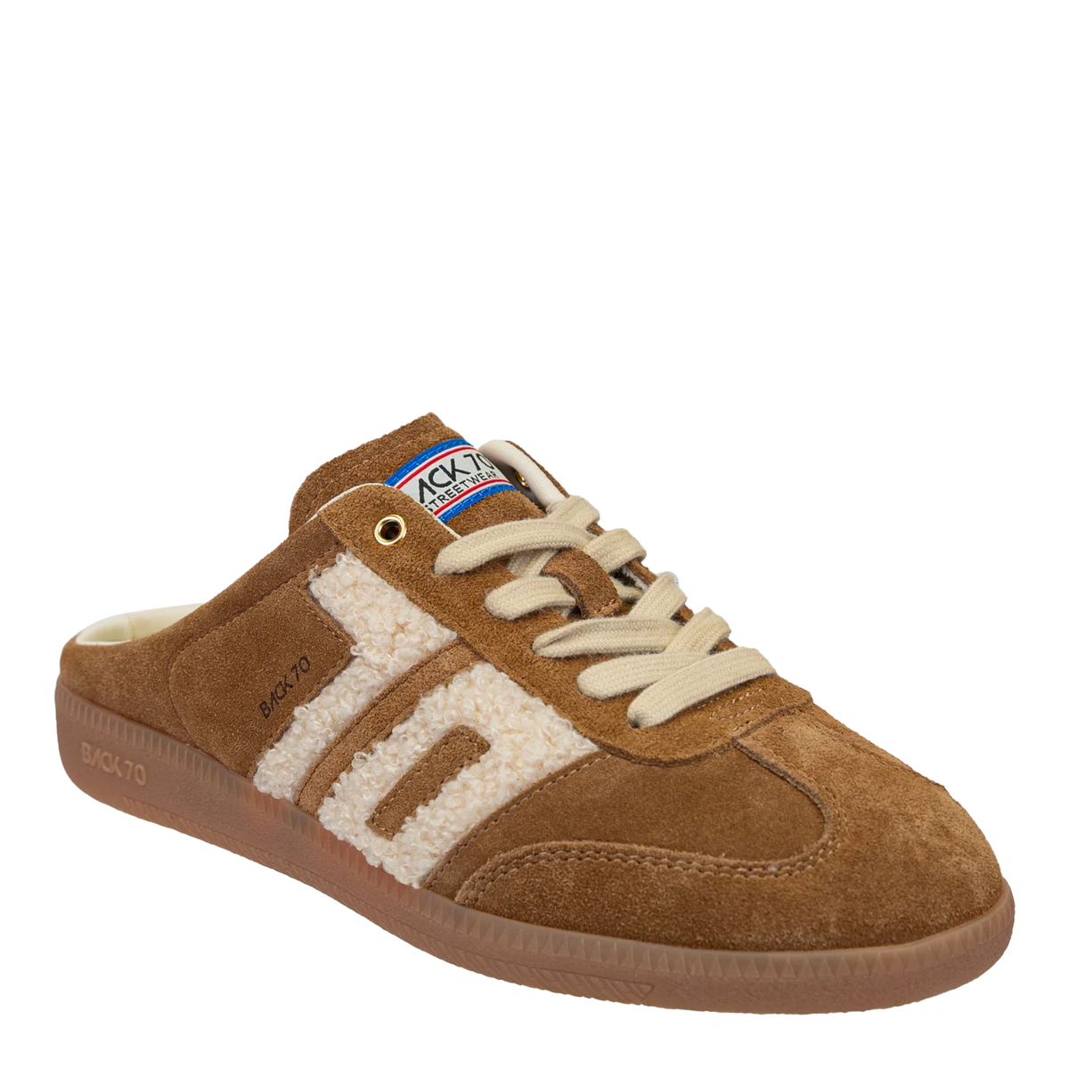 BACK 70 Easter Backless Sneakers in Tobacco