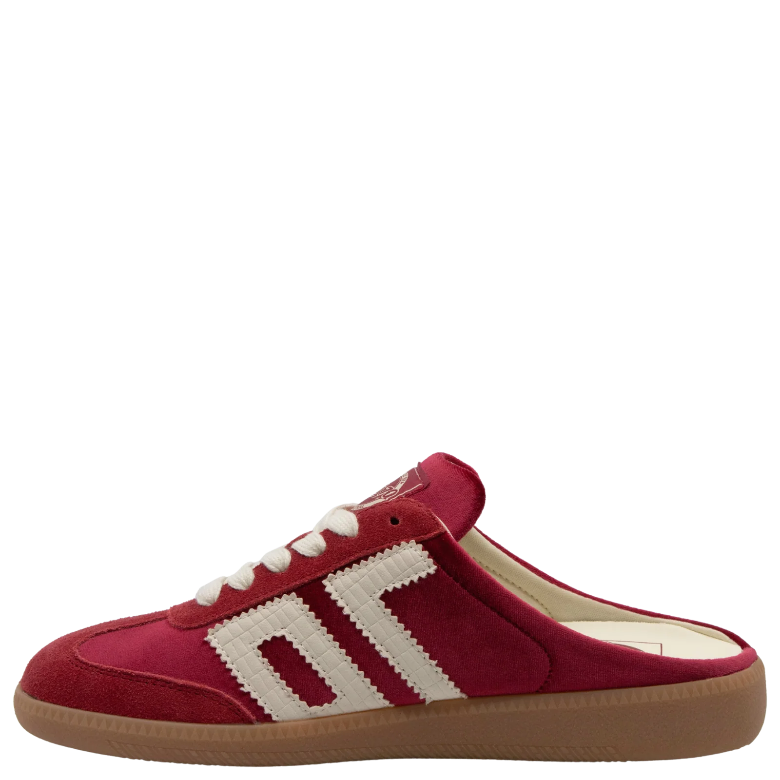 BACK 70 Easter Backless Sneaker in Velvet Red Milk
