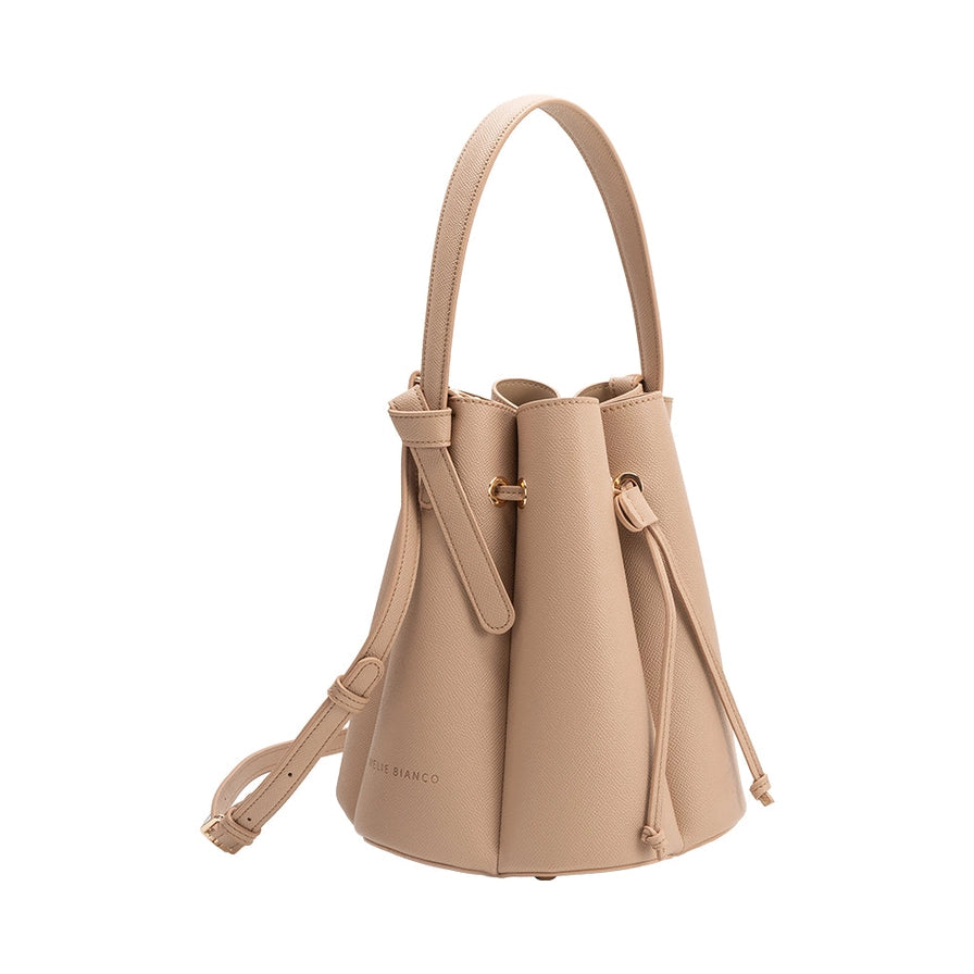 Melie Bianco Laguna Top Handle Bag in Nude