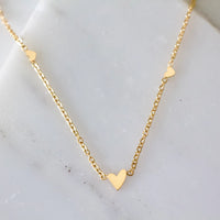 Mesa Blue Triple Heart Necklace