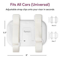 Juni Led Lighted Sun Visor Vanity Mirror