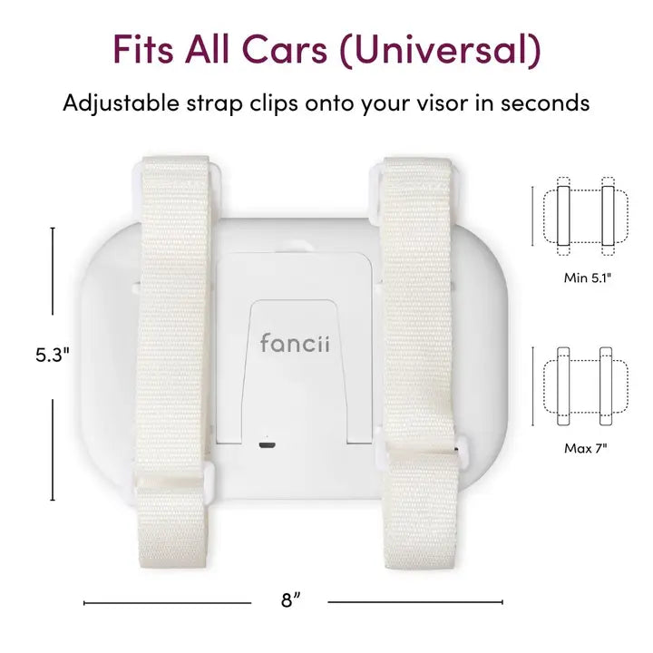 Juni Led Lighted Sun Visor Vanity Mirror