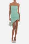 Bella Shimmer Strapless Mini Dress