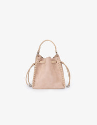 REMI/REID Fallon Mini Faux Suede Bag in Foundation