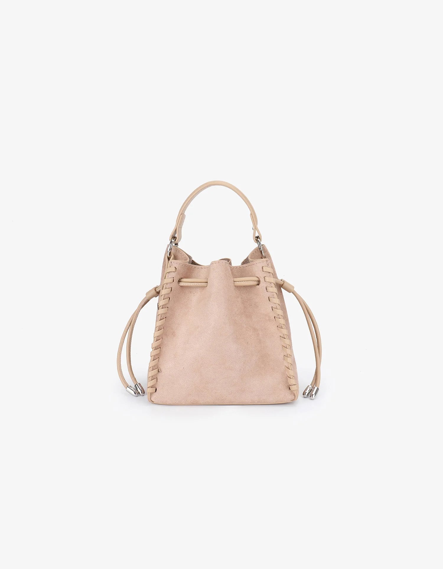 REMI/REID Fallon Mini Faux Suede Bag in Foundation