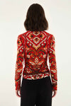 FARM Rio Ainika Pineapple Ikat Jersey Blouse