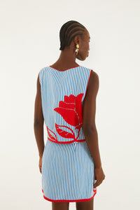 FARM Rio Sky Stripes Mini Skirt