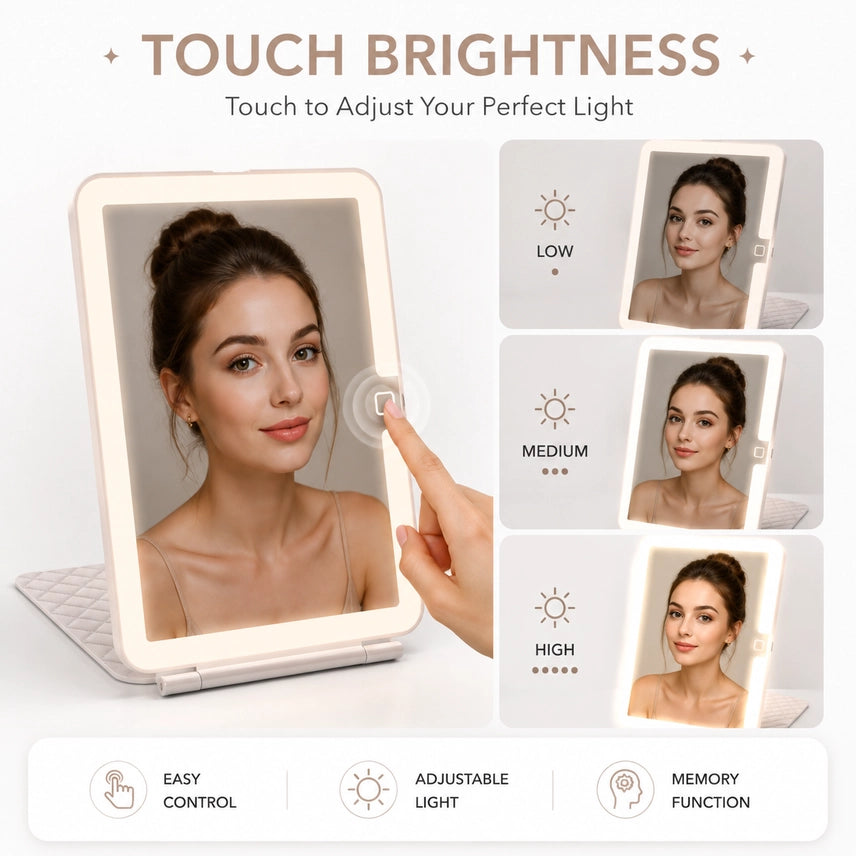 Led Travel Vanity Mirror