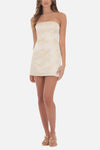 Charli Satin Jacquard Mini Dress