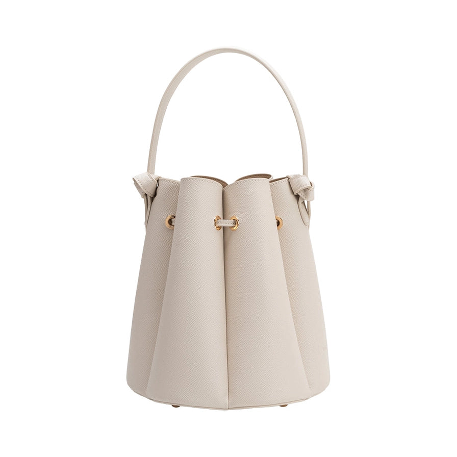 Melie Bianco Laguna Top Handle Bag in Bone