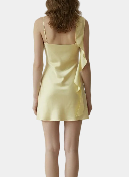 Marilla One Shoulder Satin Mini Dress