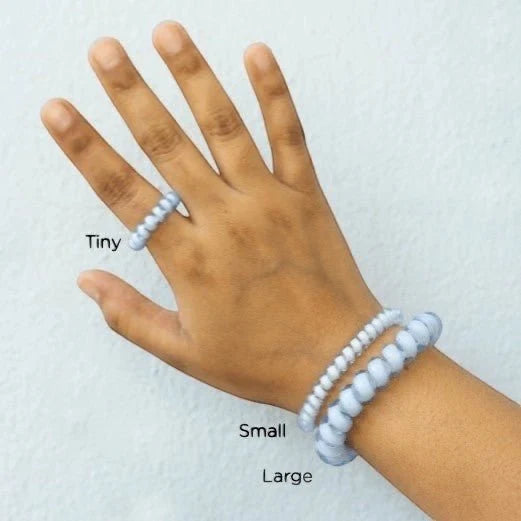 TELETIES For the Love of Nudes Large Hair Ties - 3 Piece