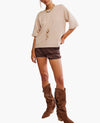 Free People Margot Sweater Tee