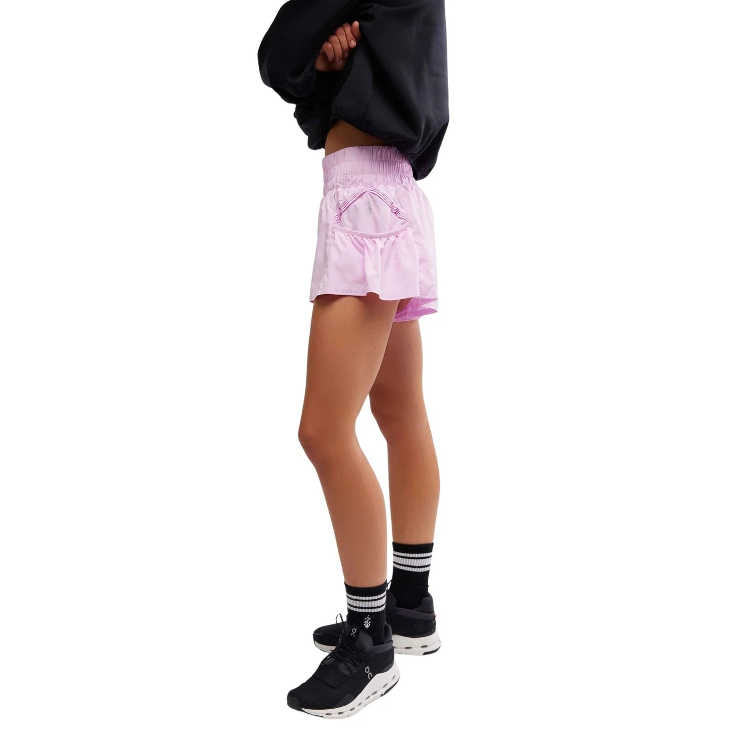 FP Movement Get Your Flirt On Shorts in Powder Pink