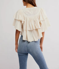 Free People Rose Party Tee