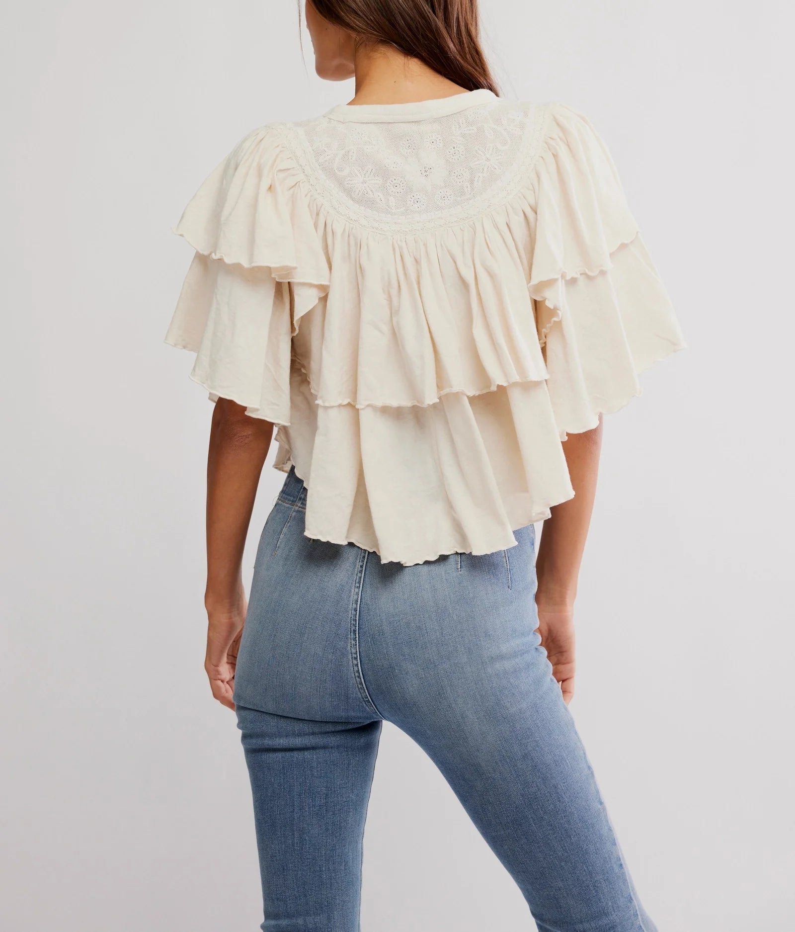 Free People Rose Party Tee