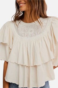 Free People Rose Party Tee