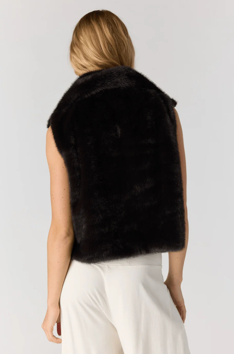 FP Movement Afterglow Fur Vest in Chocolate