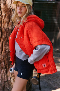FP Movement Happy Trails Poncho in Candy Apple
