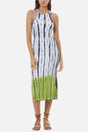 YFB Iggy Rib Midi Dress In Dusk Navy