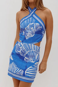 Runaway The Label Rileigh Halter Cut Out Mini Dress