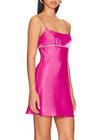 Amanda Uprichard Kiersten Dress in Pink Lamè