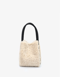 REMI/REID Hollace Mini Shearling Tote Bag