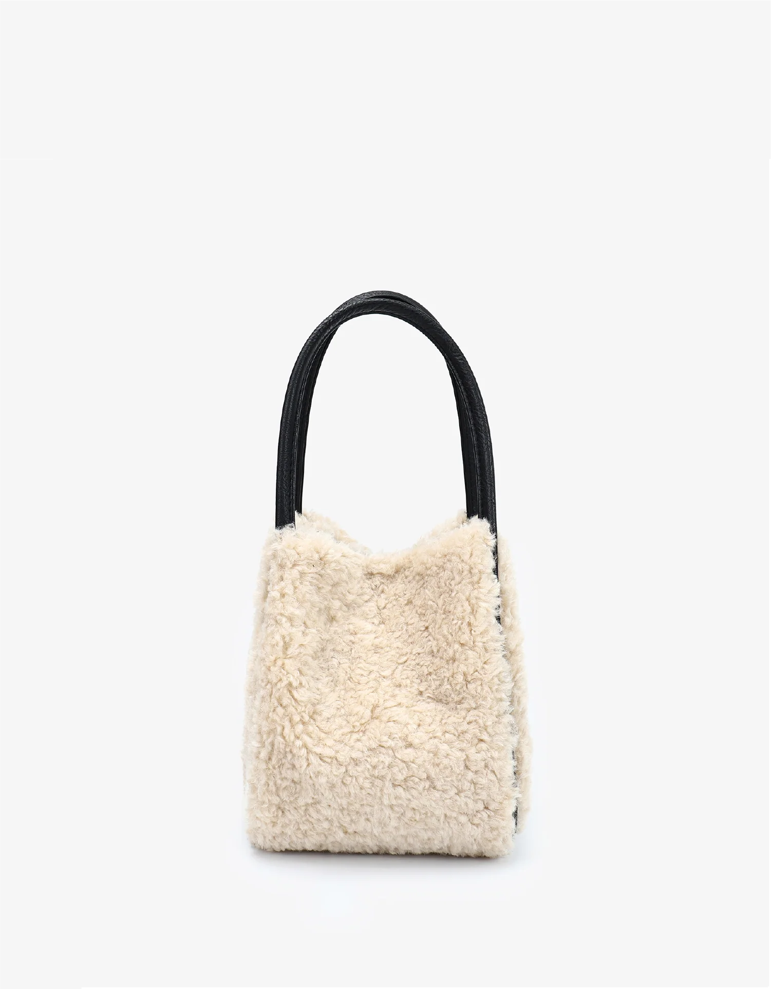 REMI/REID Hollace Mini Shearling Tote Bag