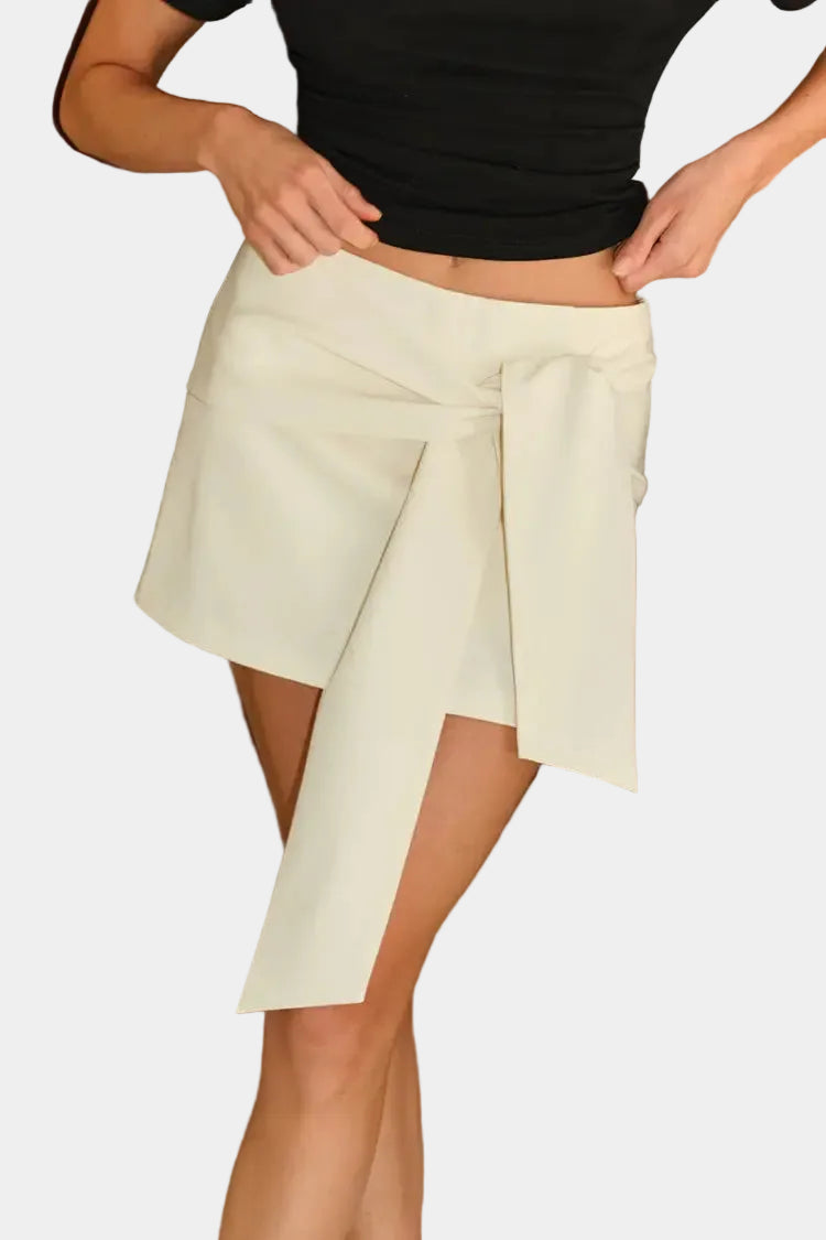 Runaway The Label Mindi Front Tie Skort