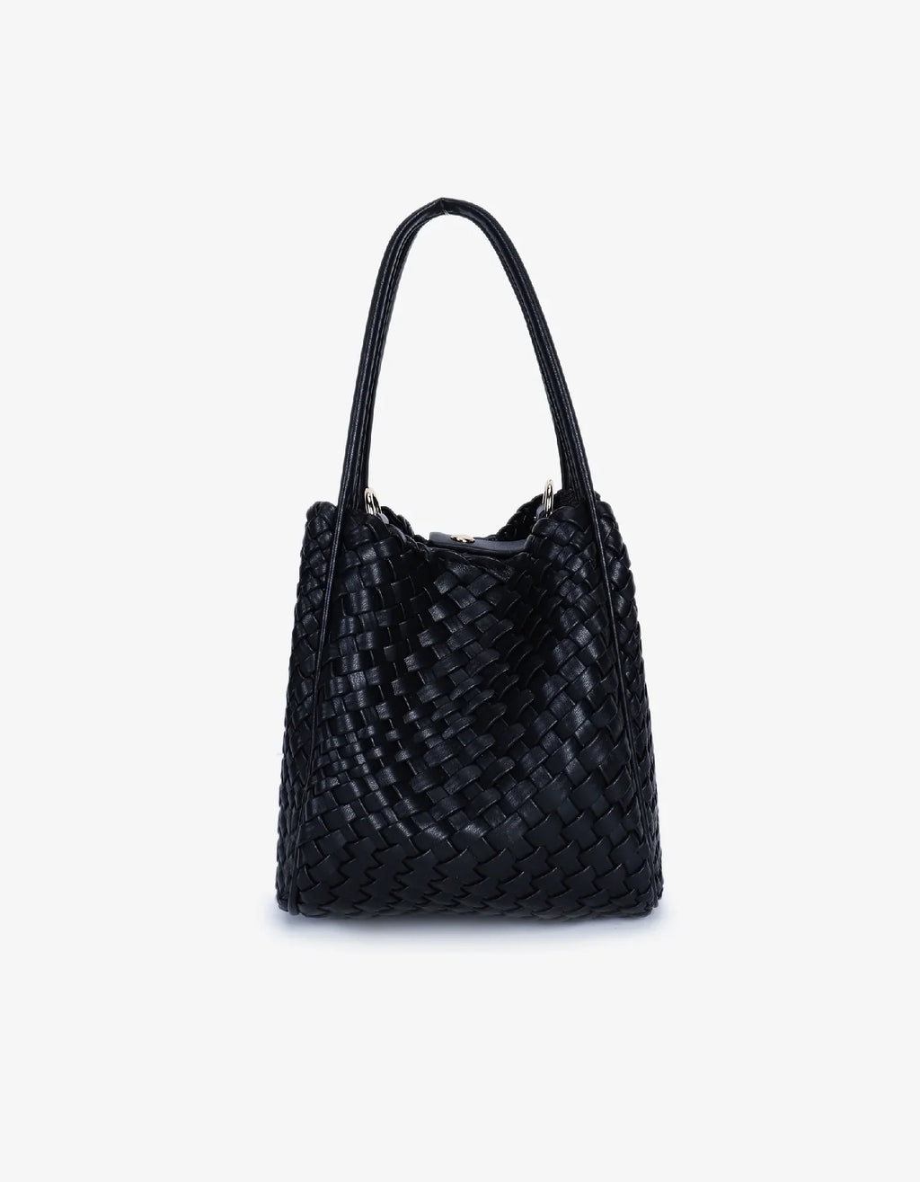 REMI/REID Hollace Mini Tote Toy Woven in Black