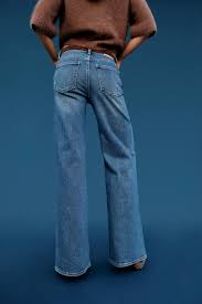 Pistola Vivian Mid Rise Wide Leg Jean