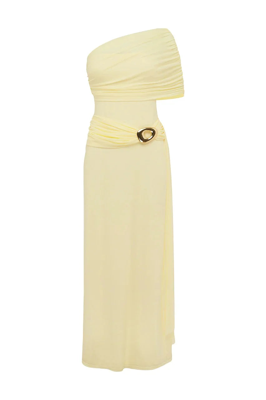 Runaway The Label Kassi One Shoulder Midi Dress