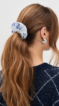 Love Shack Fancy Namina Scrunchie Set in Pink Sky