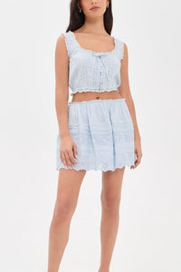 Love Shack Fancy Sani Skirt