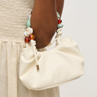 Yzabelle Beaded Handle Crossbody Bag