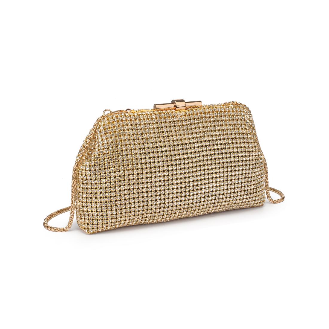 Delfina Evening Bag in Gold