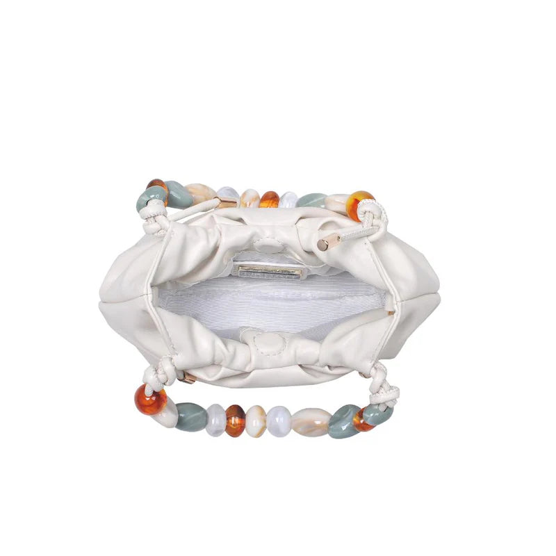 Yzabelle Beaded Handle Crossbody Bag
