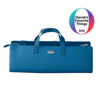 KUSSHI Hair Tools Bag in Midnight Teal/Raspberry