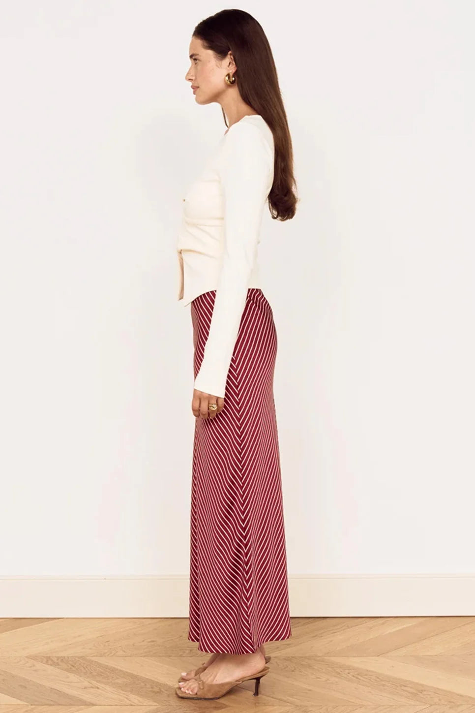 MINKPINK Bleeker Bias Midi Skirt