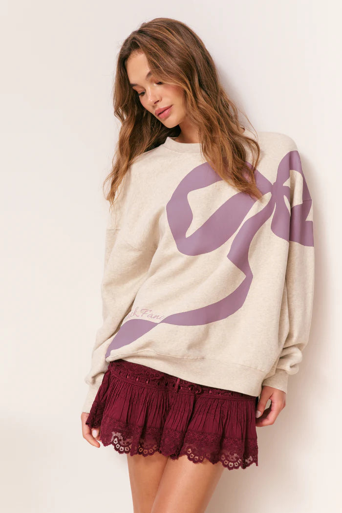 Love Shack Fancy Palo Winding Bow Pullover