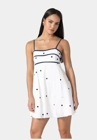 LUSANA Oscar Mini Dress