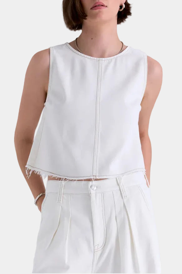 Pistola Rue Pop Over Swing Top in Off White