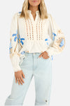 FARM Rio Romantic Richelieu Blouse
