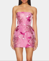 Katie May Valerie Dress in Pink Peacock