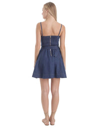 Karina Grimaldi Lola Denim Mini Dress